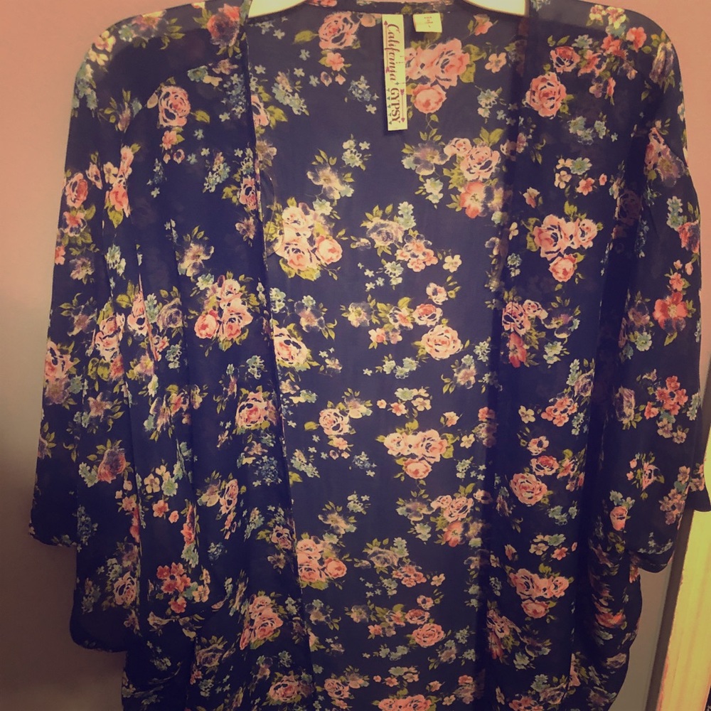 Floral Cardigan {Large}
